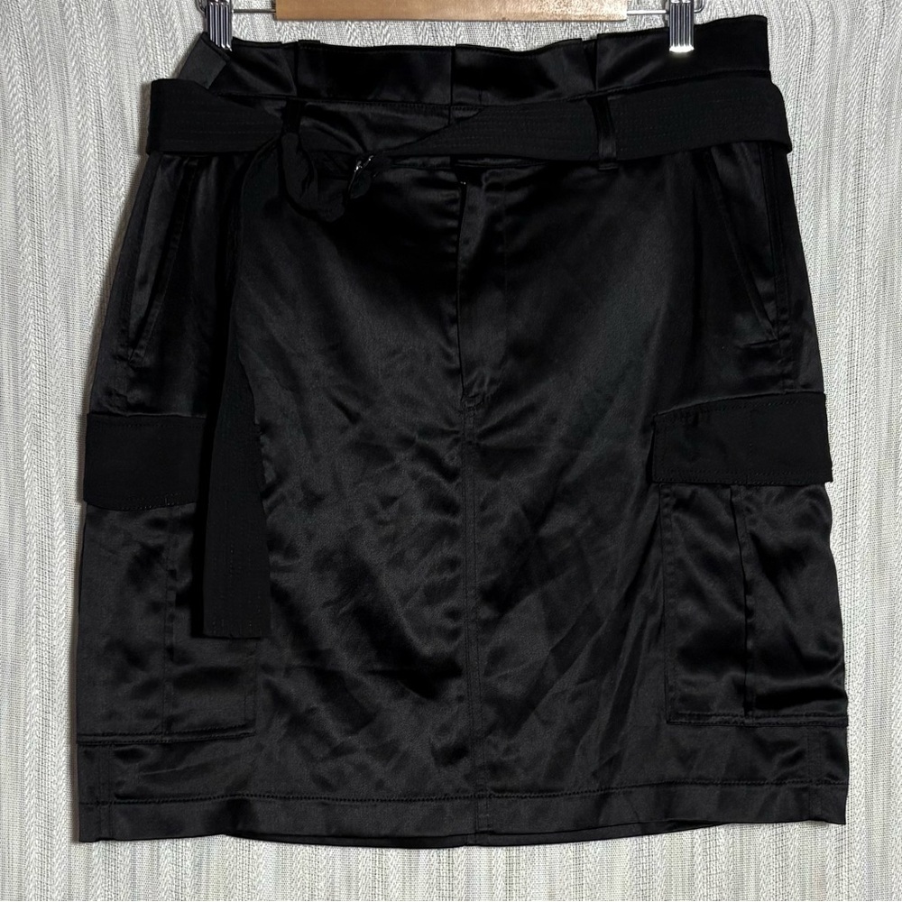 White House Black Market Satin Skirt